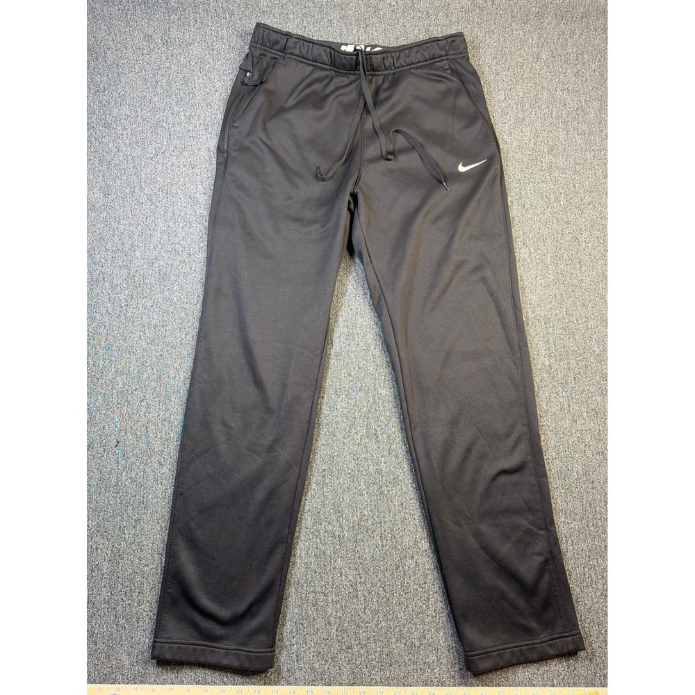 Nike Therma-FIT Mens Training‎ Pants Black Fleece Lined Joggers Large